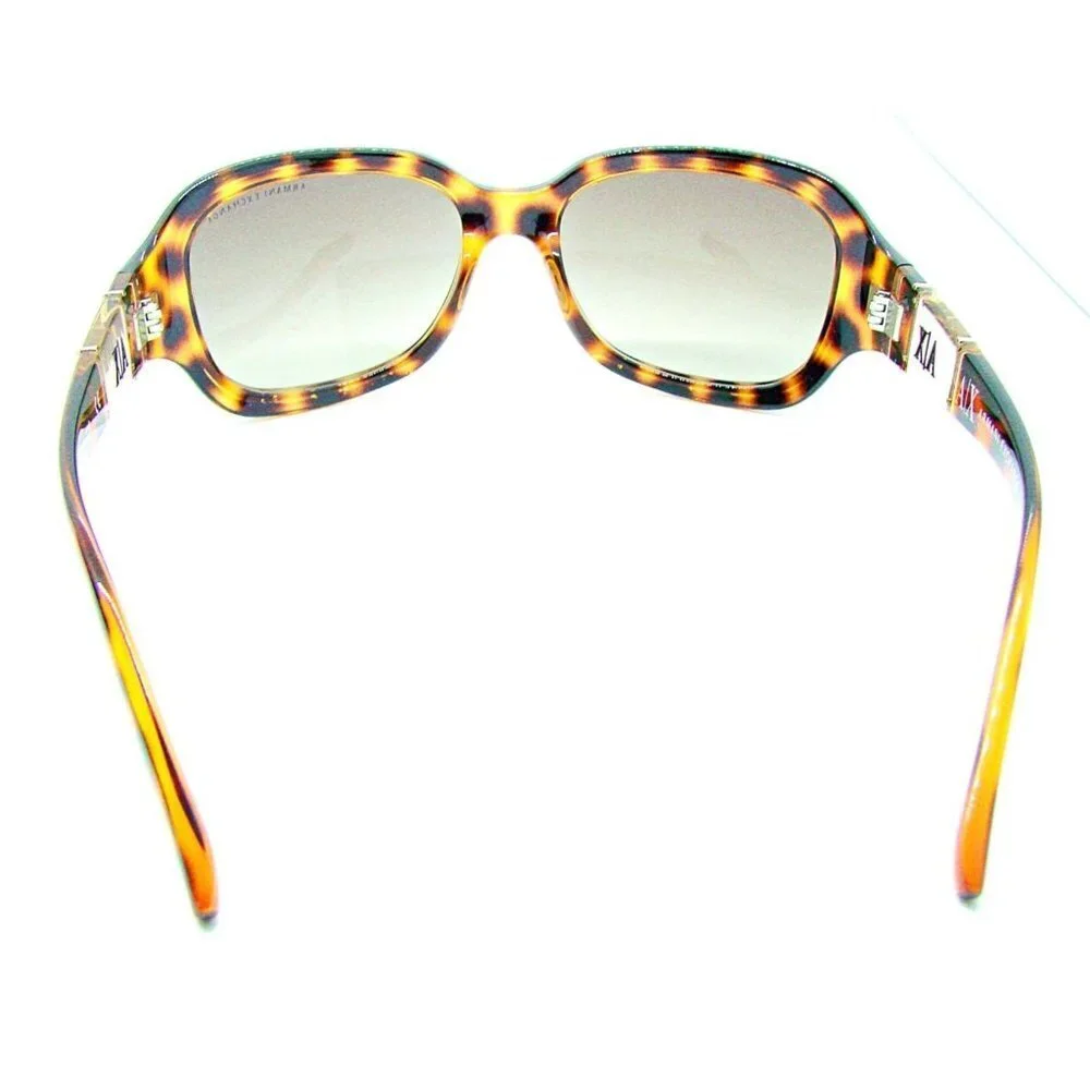 ARMANI EXCHANGE Womens Sunglasses AX115/S V08YY Brown Gradient Tortoise W/ Case